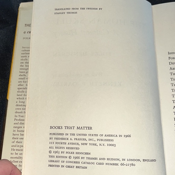Vintage ‘The Human Skull…A Cultural Story’ HB/DJ~1966 - Picture 5 of 13